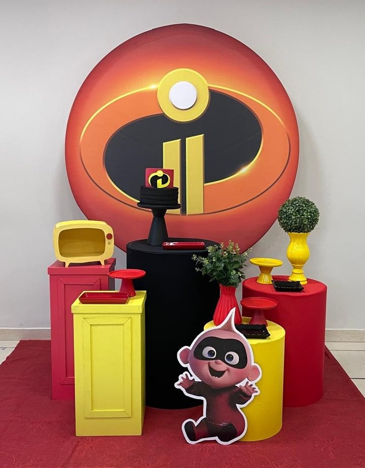 Kit 2.0 Os Incrieis Com Balões de Brinde - Cantinho Da Alegria Festas