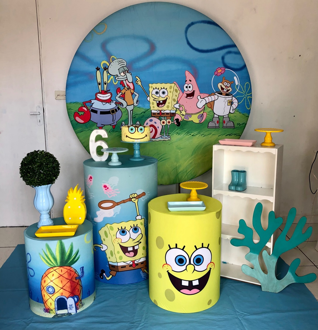Kit Bob Esponja  2.0 Com Balões de Brinde - Cantinho Da Alegria Festas