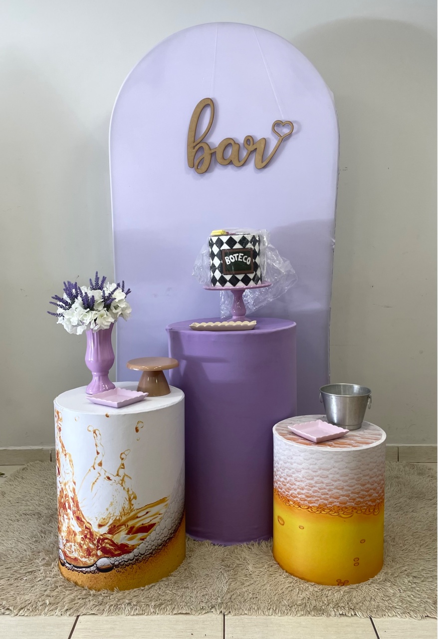 Kit Boteco Lilás - Cantinho Da Alegria Festas