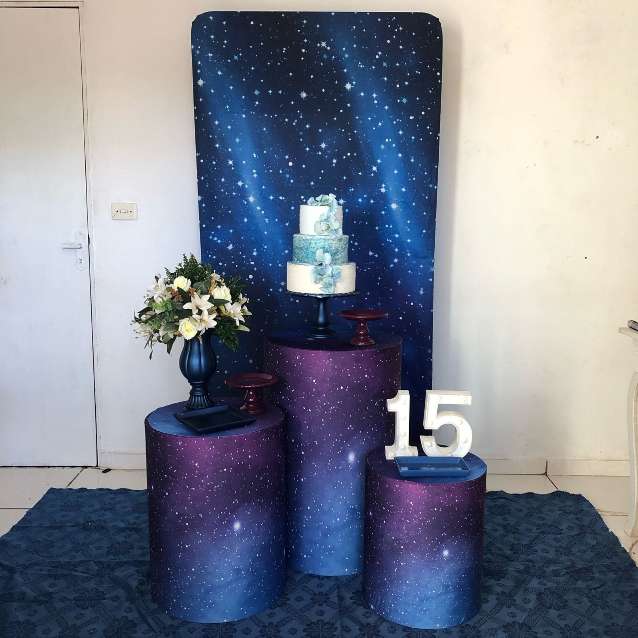 Kit Galaxia Retangular - Cantinho Da Alegria Festas
