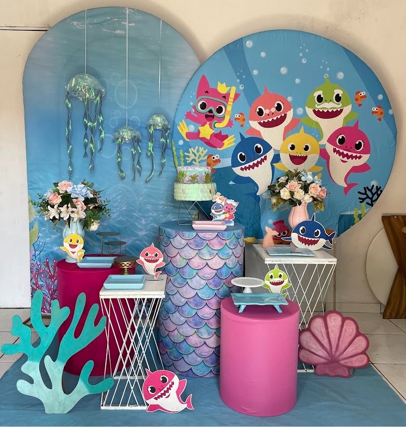 Kit Baby Shark - Cantinho Da Alegria Festas