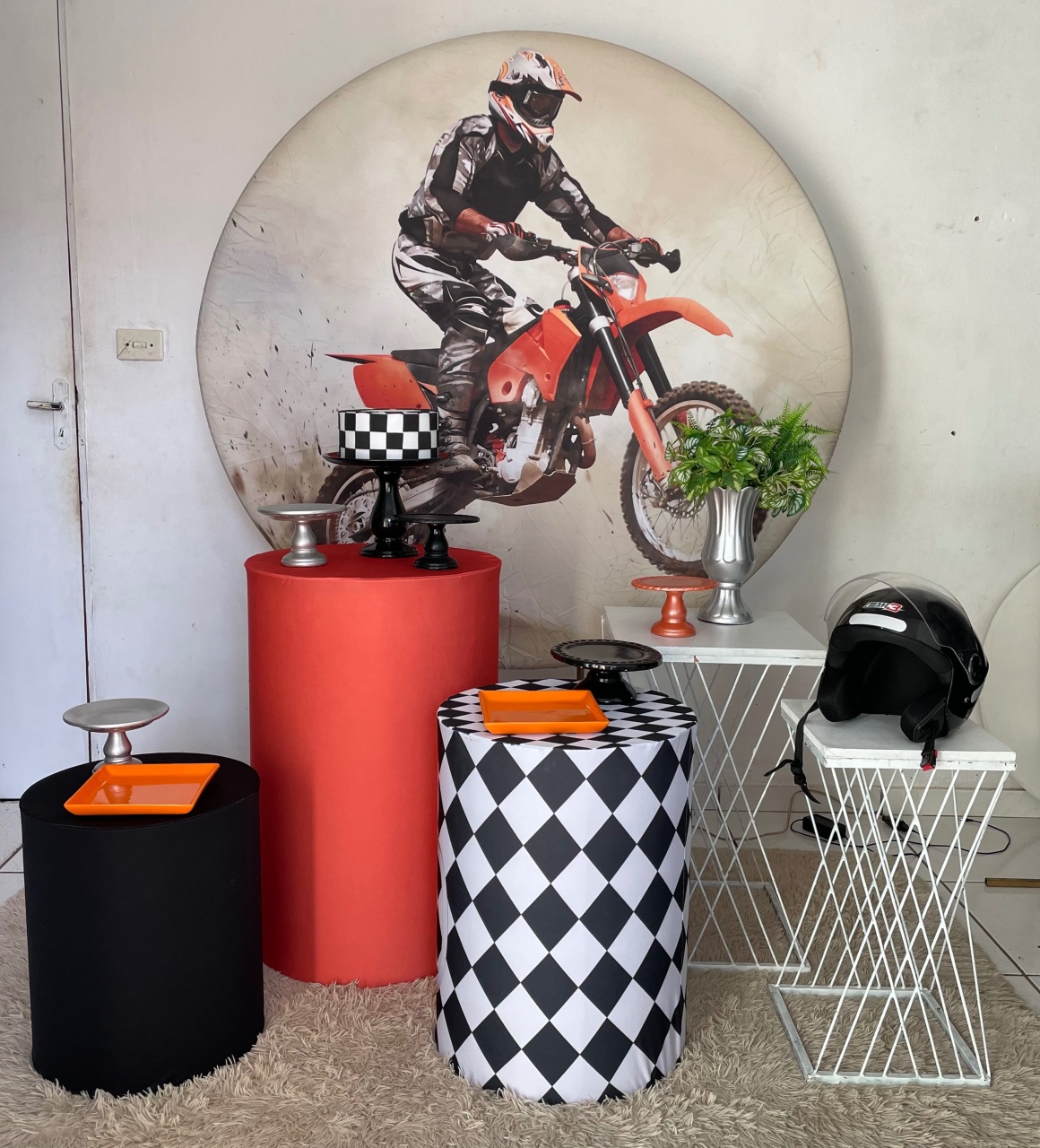 Kit Motocross  2.0 Com Balões de Brinde - Cantinho Da Alegria Festas