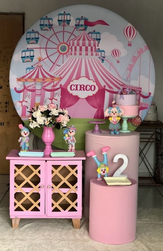 Kit Circo Rosa - Cantinho Da Alegria Festas
