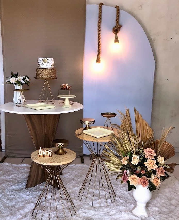 Kit Branco E Nude  - Cantinho Da Alegria Festas
