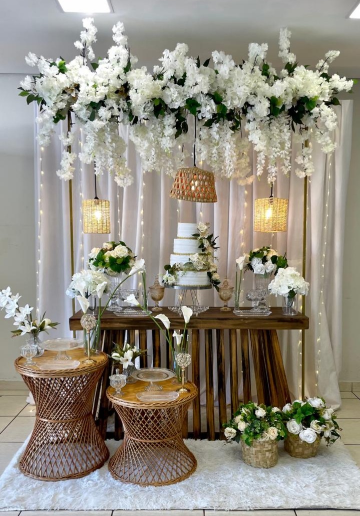 Casamento Luxo Cerejeira Branca - Cantinho Da Alegria Festas