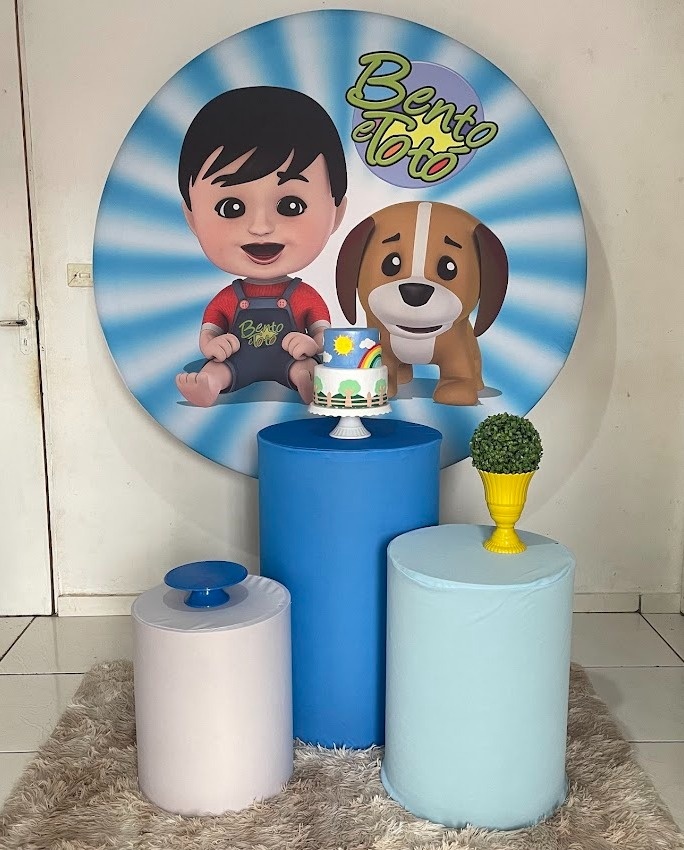Kit Promocional Bento E Totó - Cantinho Da Alegria Festas