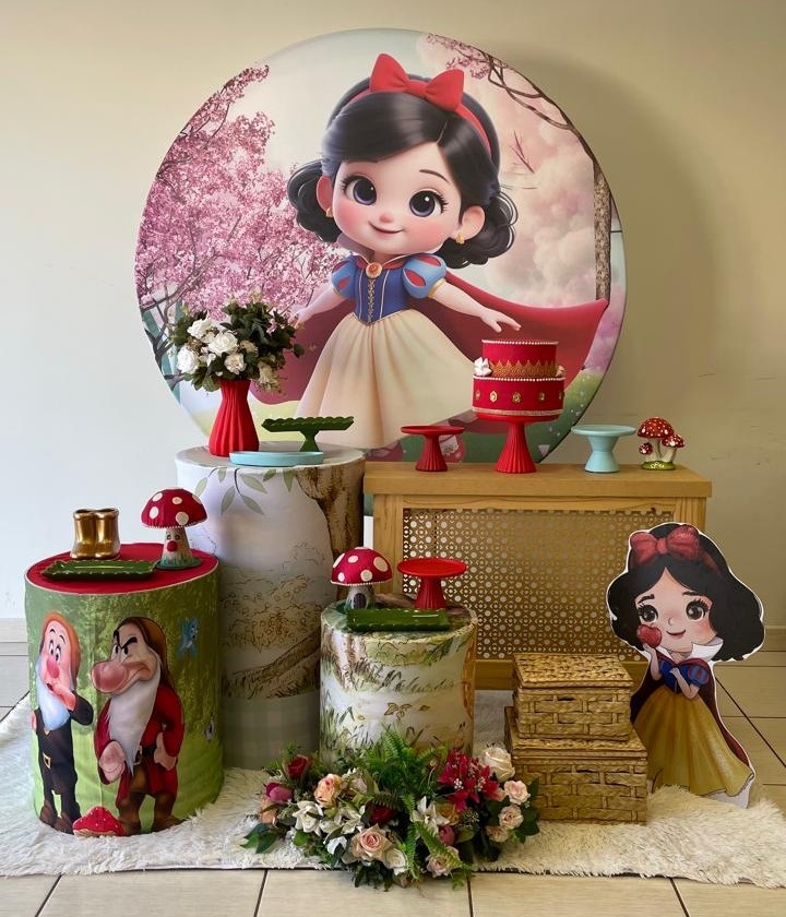 Kit Branca de Neve Baby 2.0 Com Balões de Brinde - Cantinho Da Alegria Festas