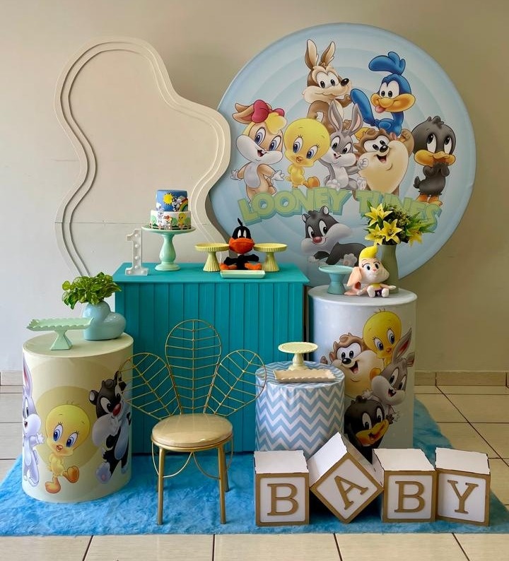 Composição Baby Looney Tunes - Cantinho Da Alegria Festas