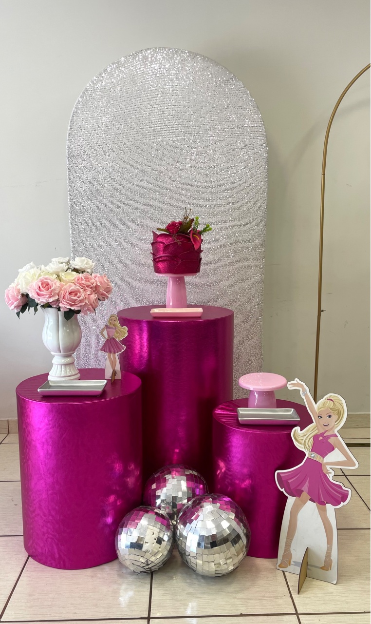 Kit Barbie Prata - Cantinho Da Alegria Festas