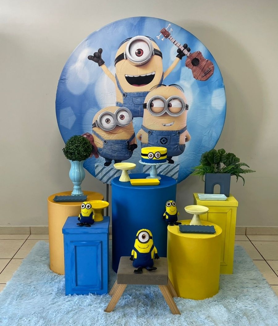 Kit Minions 2.0 Com Balões de Brinde - Cantinho Da Alegria Festas