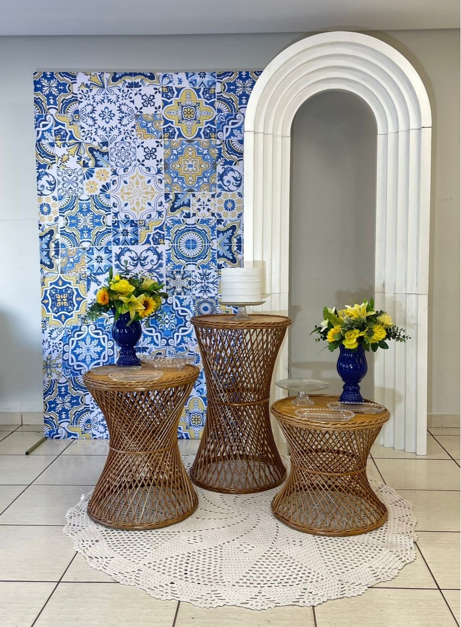 Locação Grécia Azulejos Portugês - Cantinho Da Alegria Festas