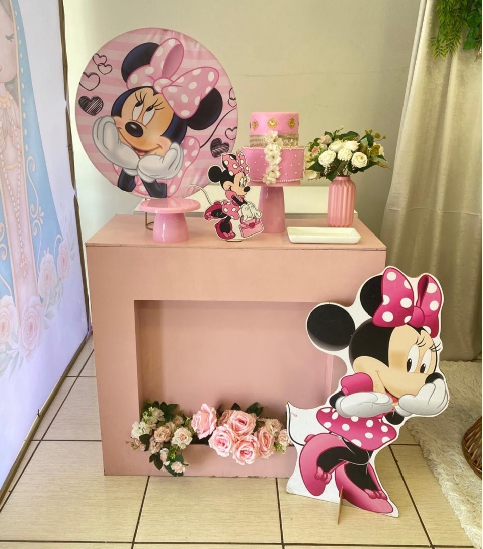 Mini Kit Minnie Rosa 2 - Cantinho Da Alegria Festas