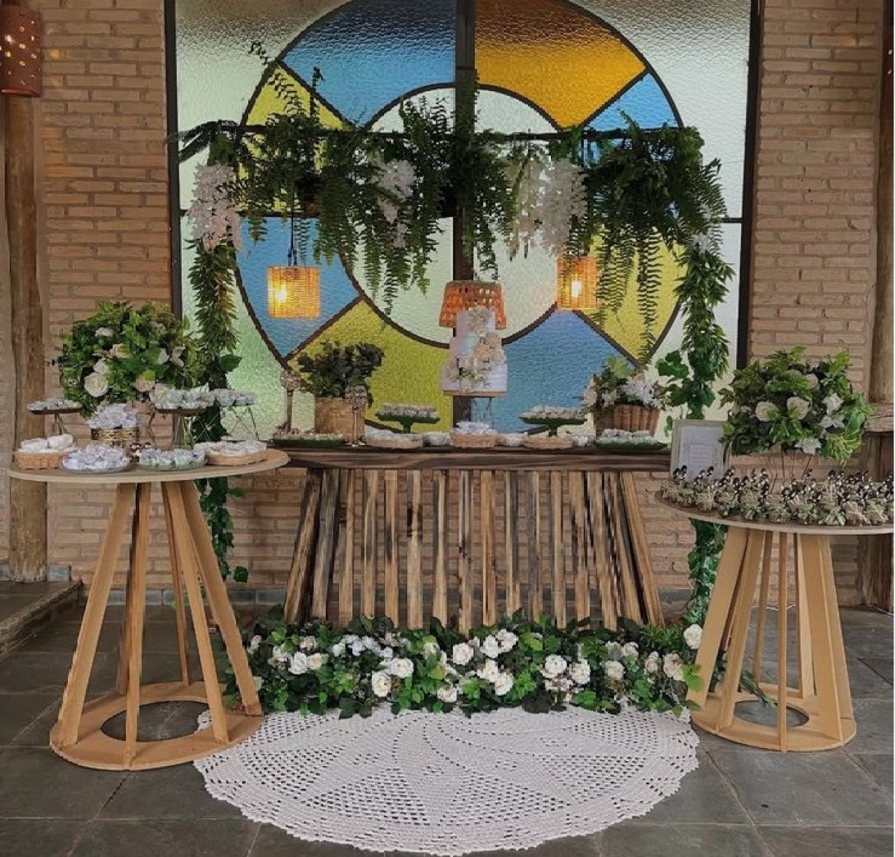 Casamento Verde Rústico  - Cantinho Da Alegria Festas