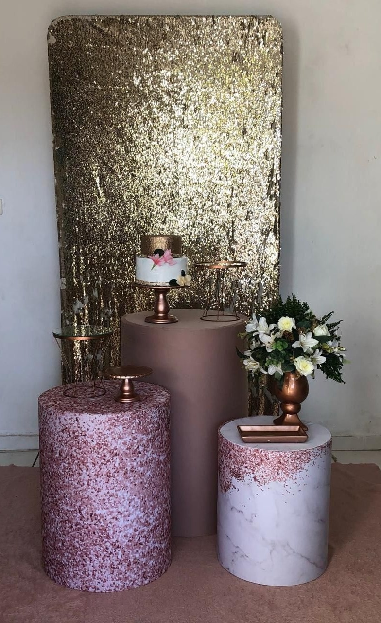 Kit Rosê E Dourado - Cantinho Da Alegria Festas