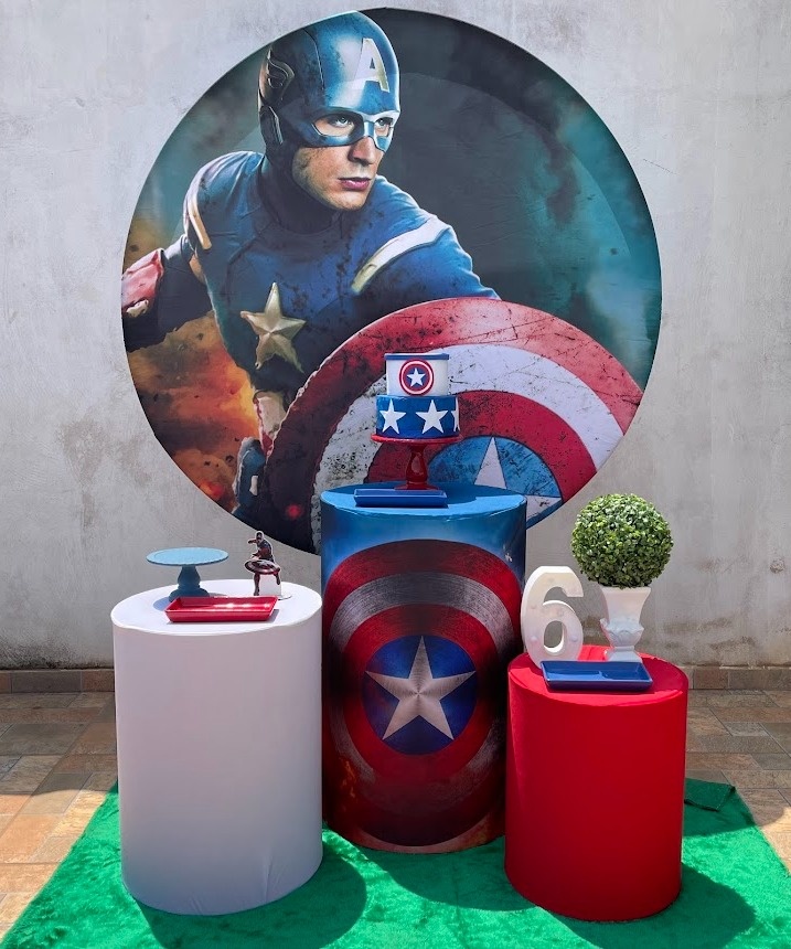 Kit Capitão América - Cantinho Da Alegria Festas