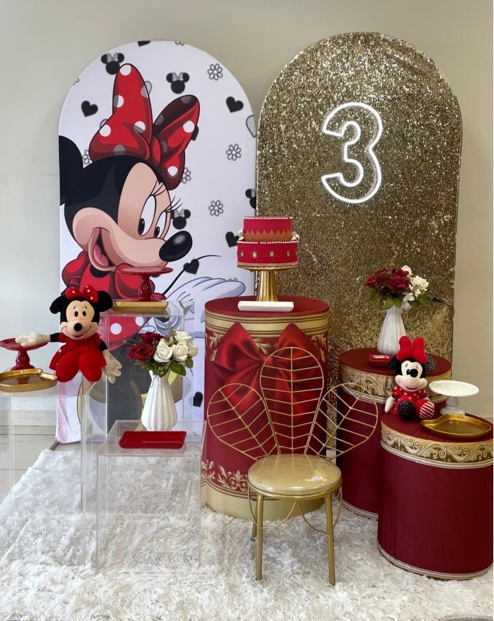 Locação Minnie Vermelha - Cantinho Da Alegria Festas