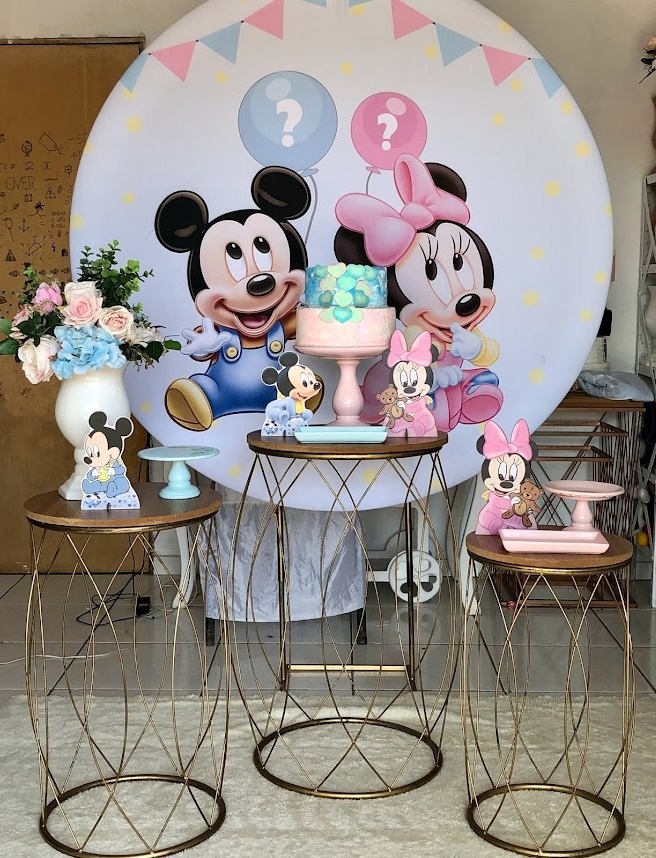 Kit Chá Mickey E Minnie 2 - Cantinho Da Alegria Festas