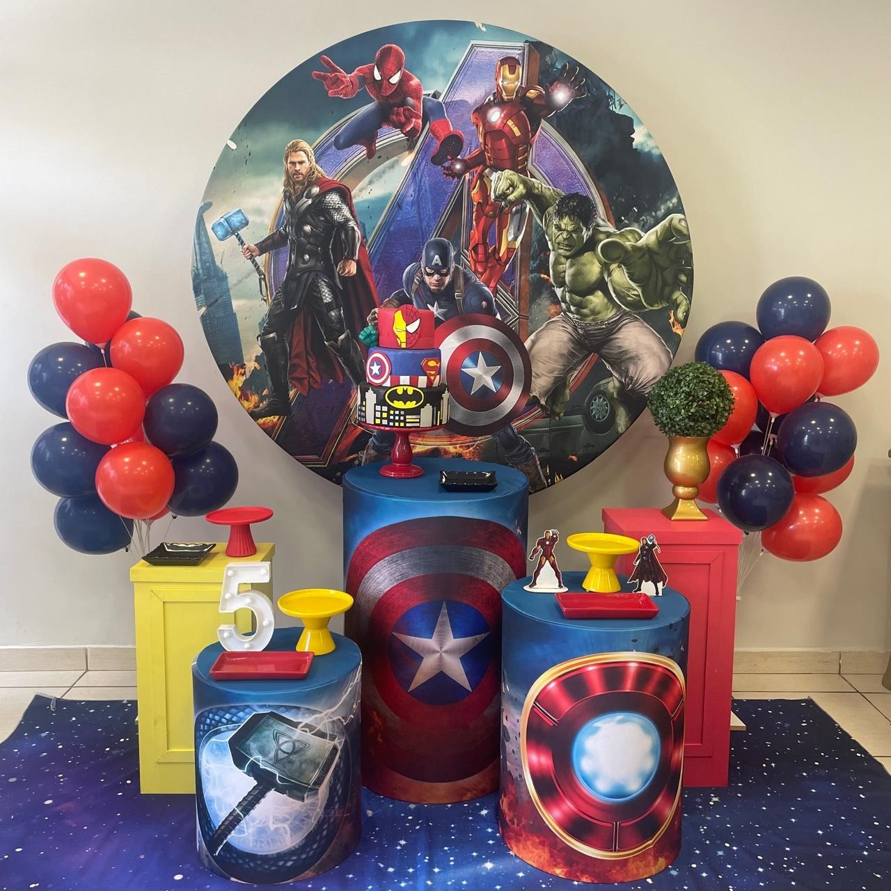 Kit Vingadores 2.0 - Cantinho Da Alegria Festas
