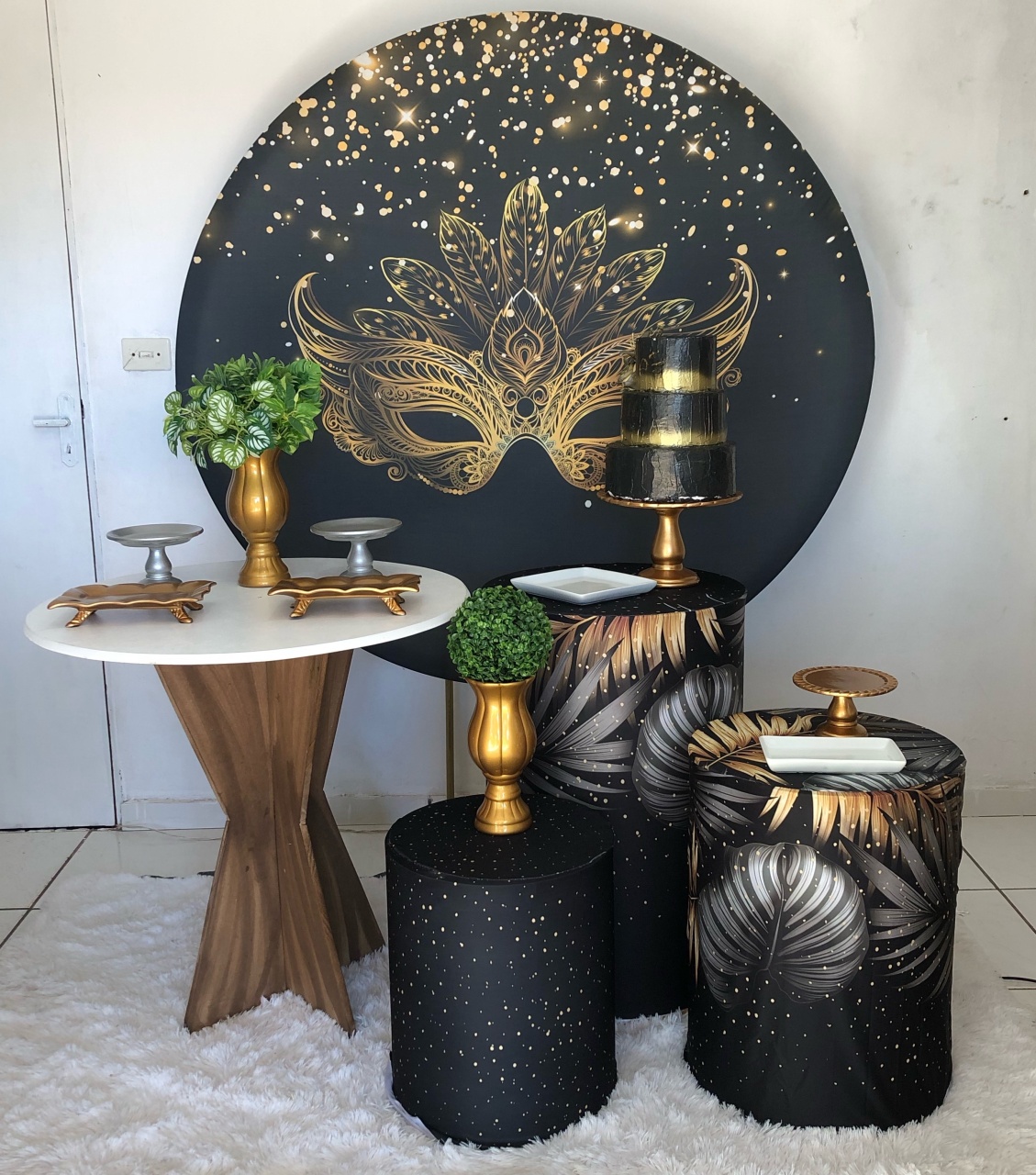 Kit Máscara  2.0 Com Balões de Brinde - Cantinho Da Alegria Festas