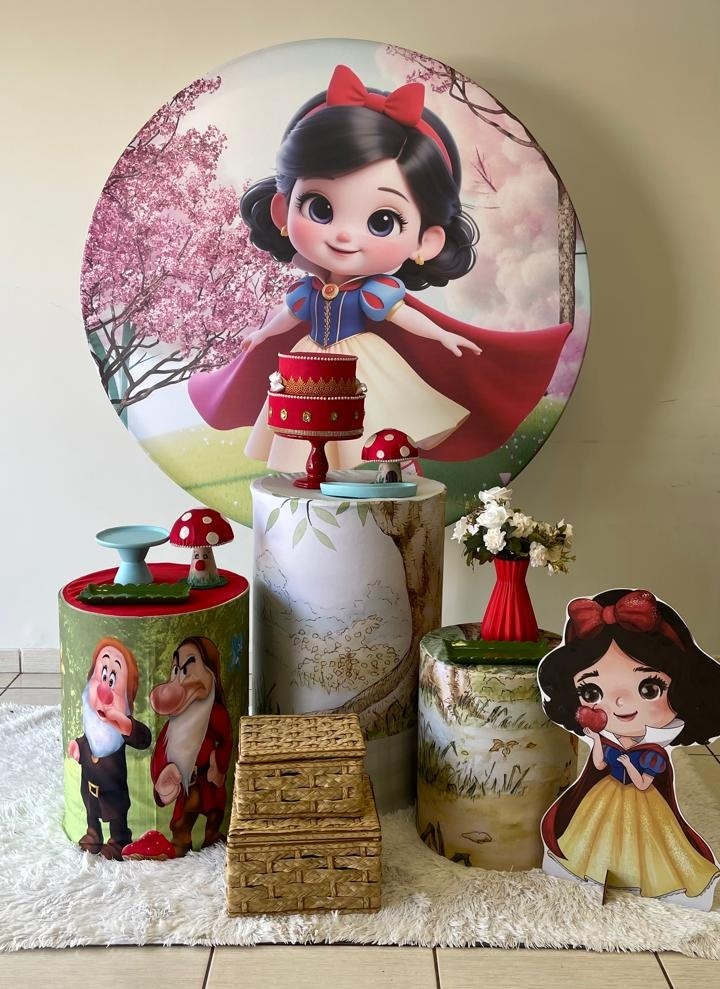 Kit Branca de Neve Baby 2 - Cantinho Da Alegria Festas