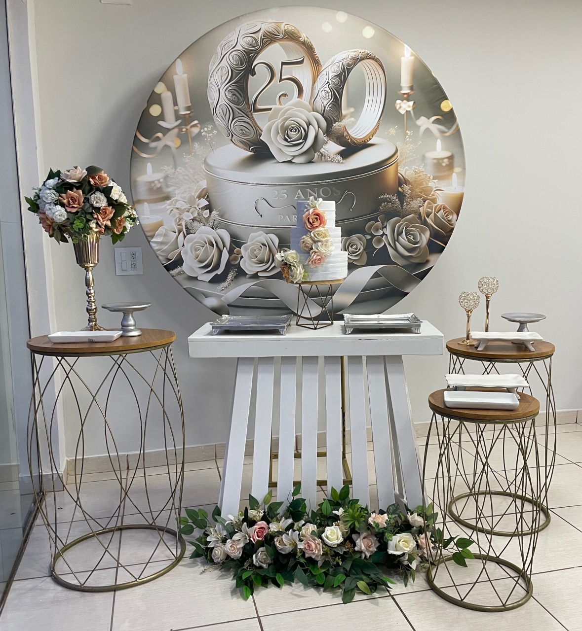 Kit Bodas de Prata  - Cantinho Da Alegria Festas