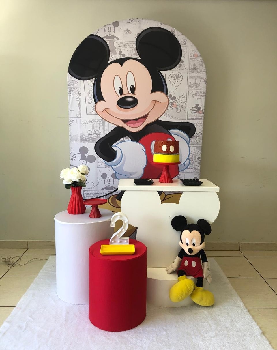 Kit Mickey Faixa - Cantinho Da Alegria Festas