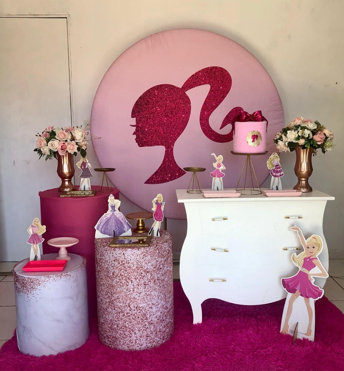 Kit Barbie 2.0 Com Balões de Brinde  - Cantinho Da Alegria Festas