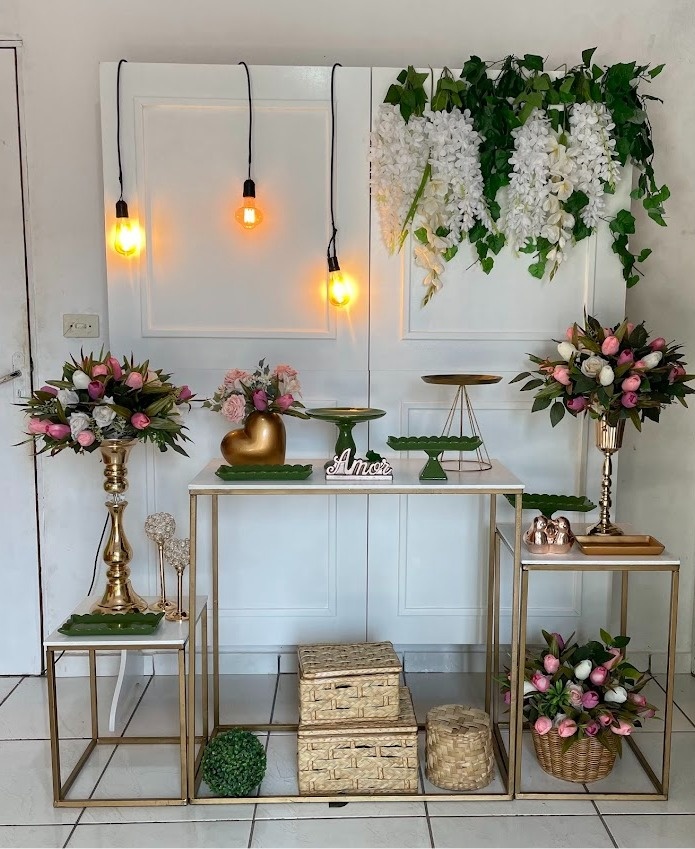 Casamento Boiserie Tulipas - Cantinho Da Alegria Festas