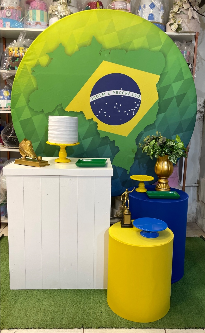 Kit Brasil Copa Do Mundo - Cantinho Da Alegria Festas