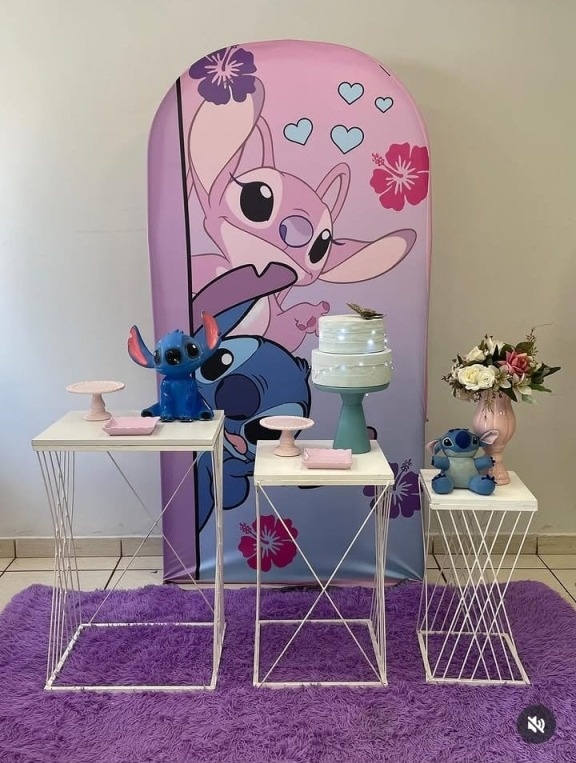 Kit Stitch E Angel  - Cantinho Da Alegria Festas