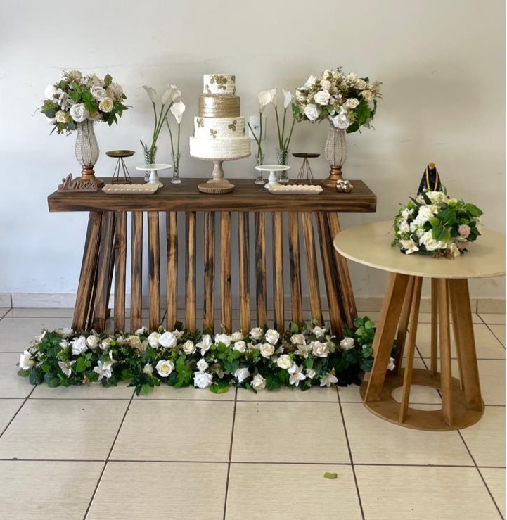 Locação Casamento Minimalista - Cantinho Da Alegria Festas