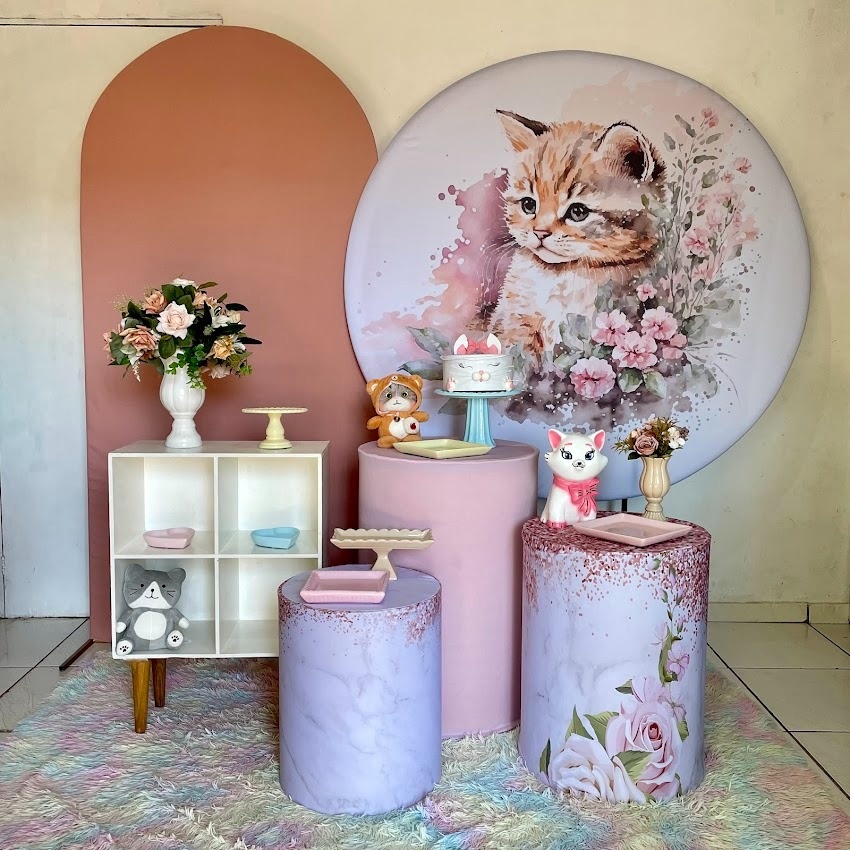 Composição Gatinho - Cantinho Da Alegria Festas