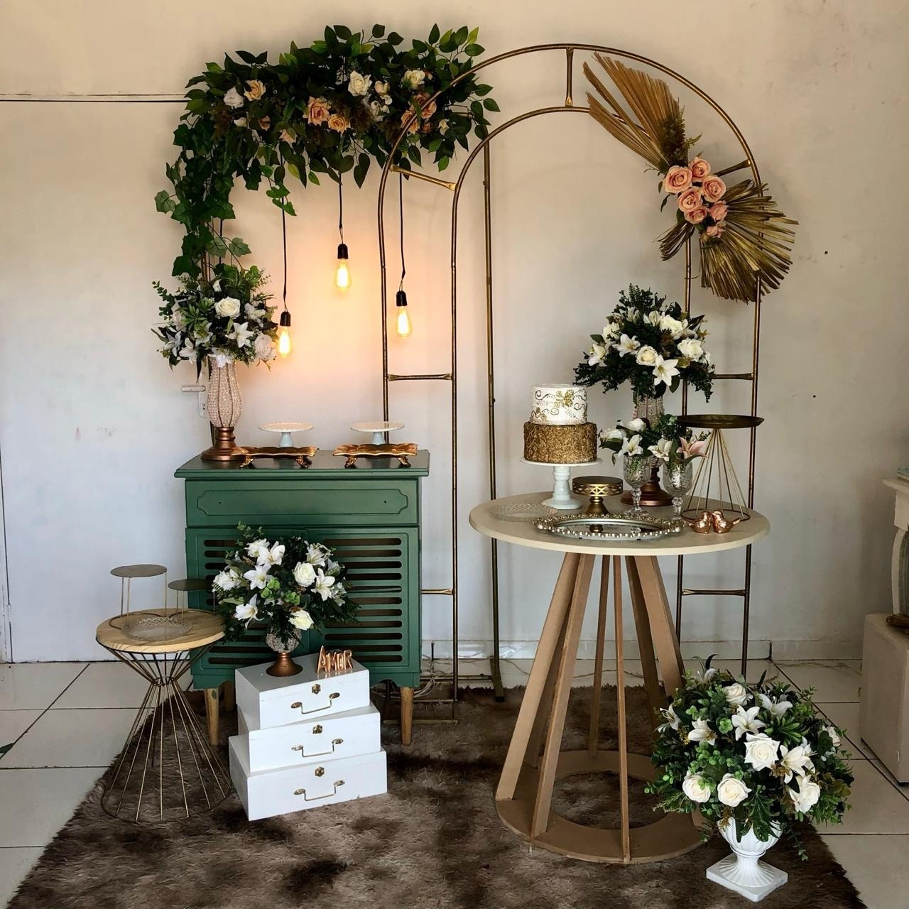 Kit Casamento Verde - Cantinho Da Alegria Festas