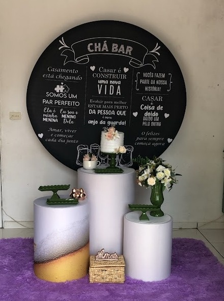 Kit Chá Bar Lilás - Cantinho Da Alegria Festas