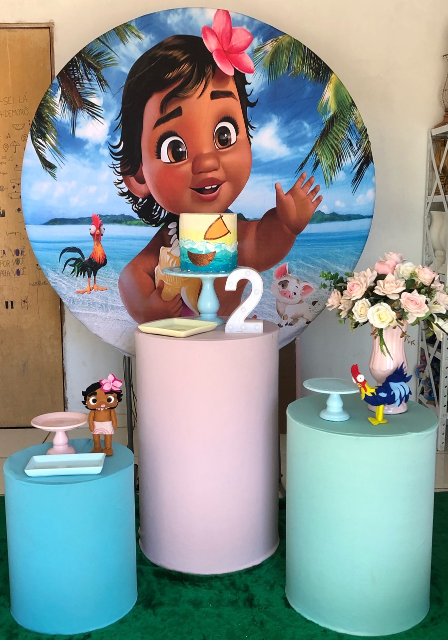Kit Moana Baby - Cantinho Da Alegria Festas