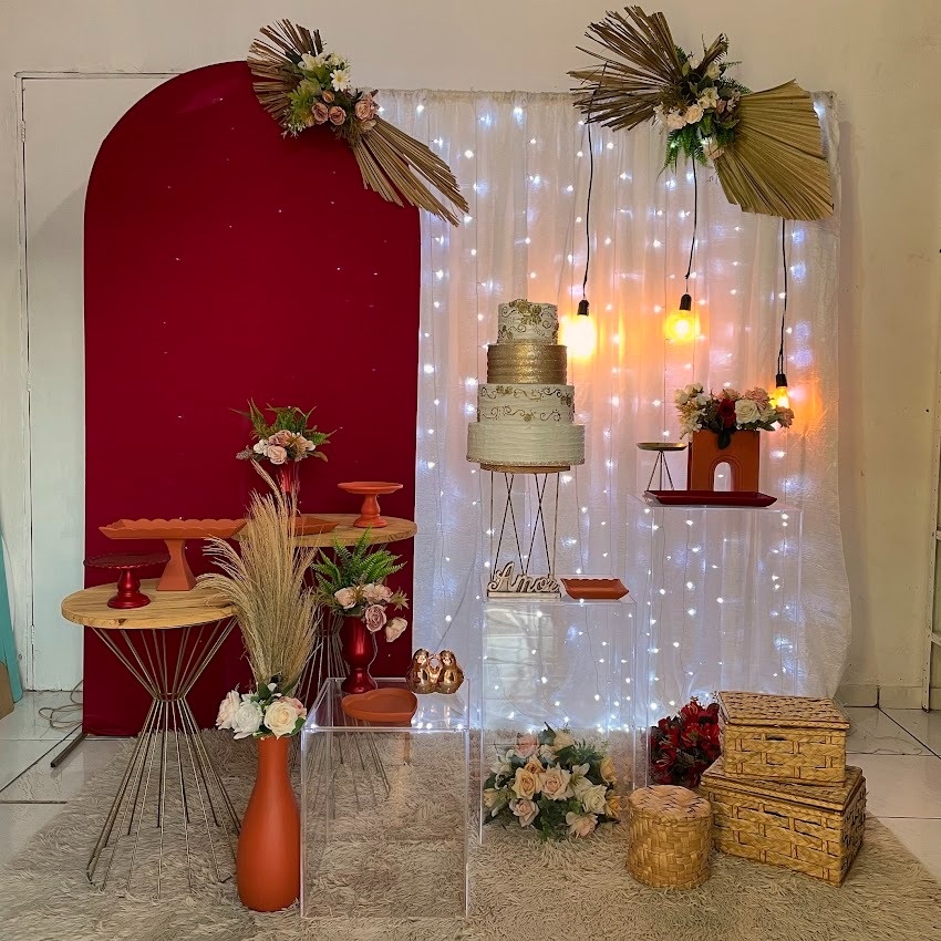 Casamento Luxo Marsala - Cantinho Da Alegria Festas