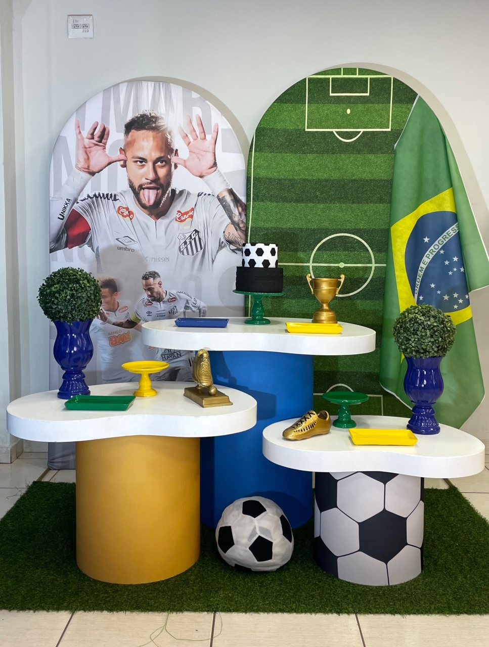 Kit Orgânico Neymar Copa - Cantinho Da Alegria Festas