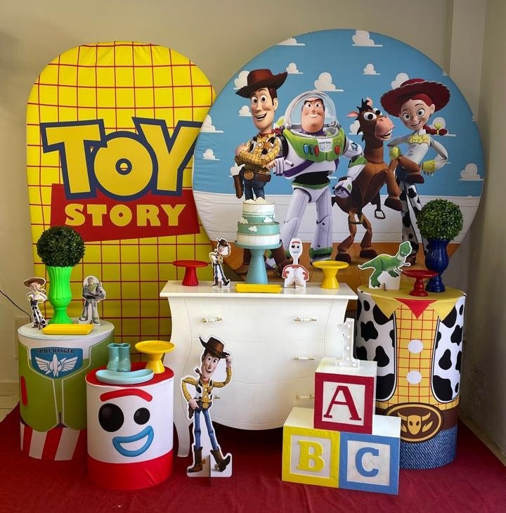 Composição Toy Story  Com Balões de Brinde - Cantinho Da Alegria Festas
