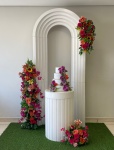 Portal de Flores Tropical Pink E Laranja - imagem 1