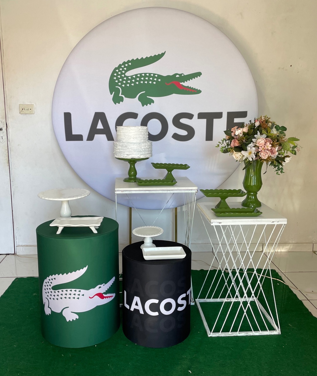 Kit Lacoste  2.0 Com Balões de Brinde - Cantinho Da Alegria Festas