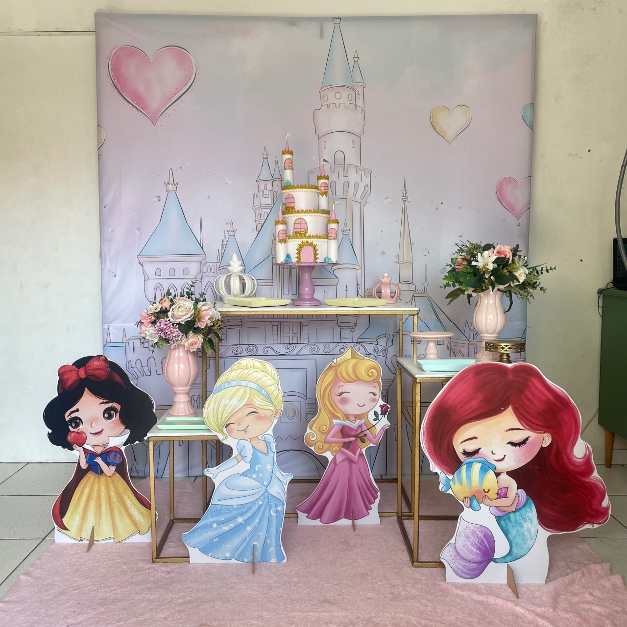 Composição Princesas Baby  - Cantinho Da Alegria Festas