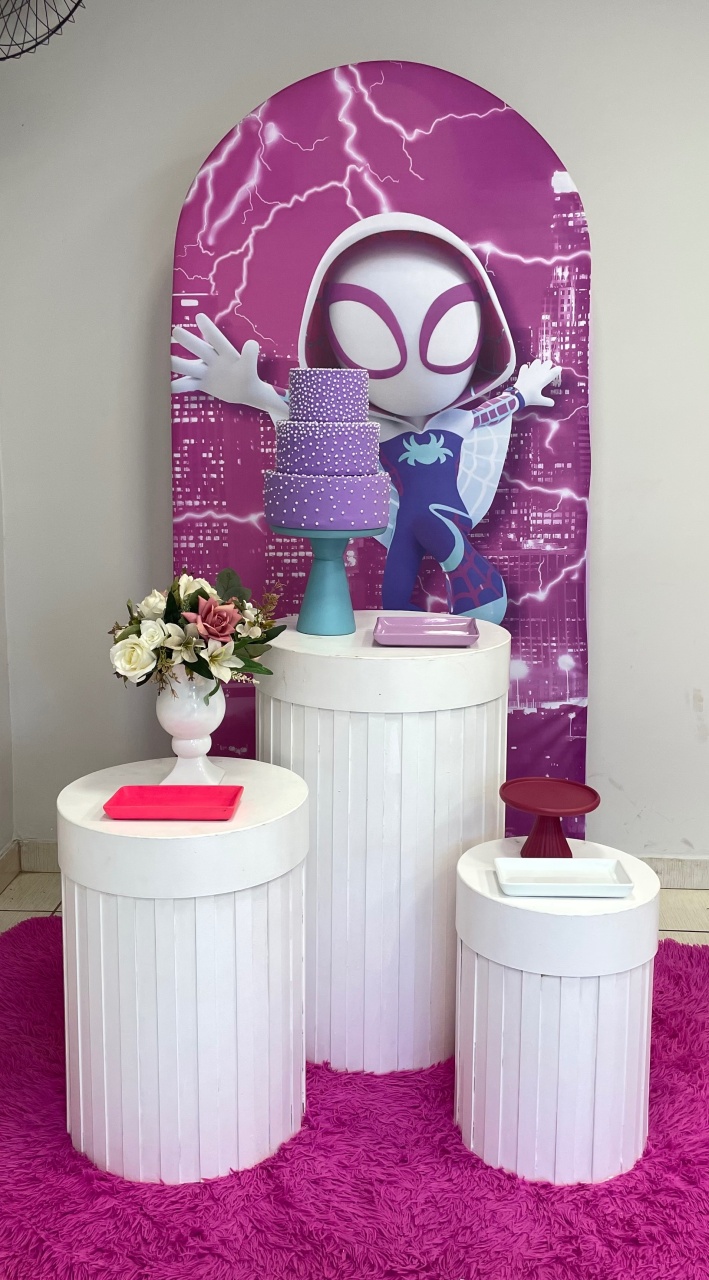 Kit Mulher Aranha Baby (Gwem) - Cantinho Da Alegria Festas