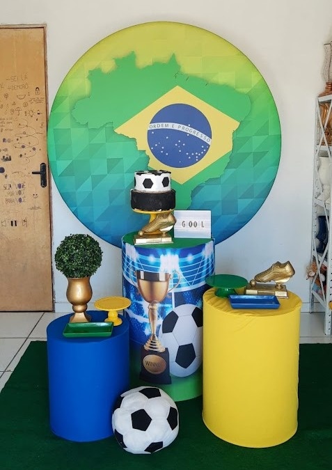 Kit Futebol Brasil  - Cantinho Da Alegria Festas