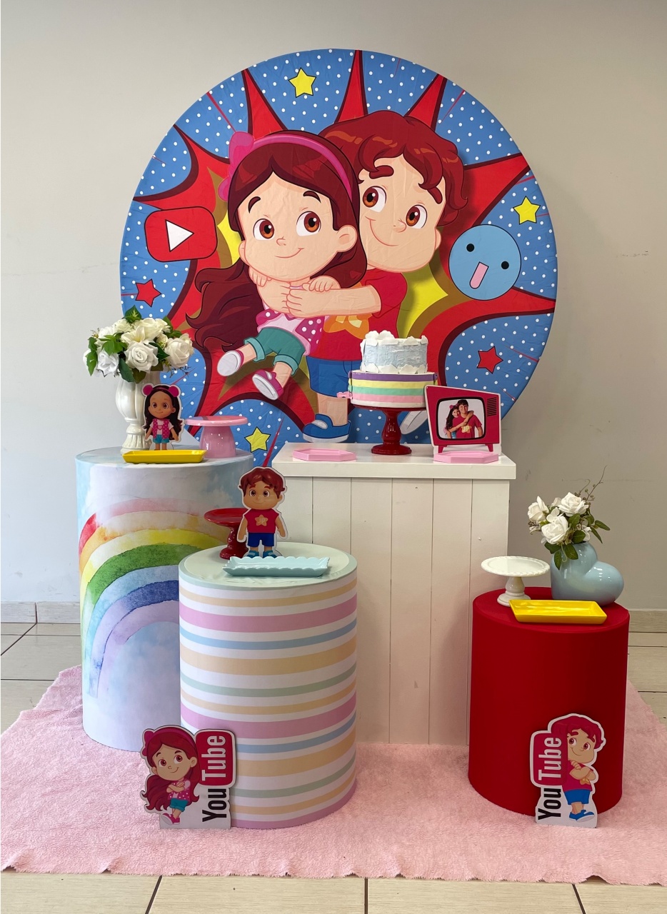 Kit 2.0 Maria Clara E Jp Com Balões de Brinde - Cantinho Da Alegria Festas