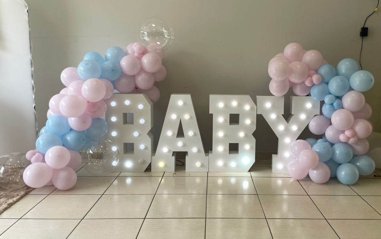 Letreiro Baby Led - Cantinho Da Alegria Festas