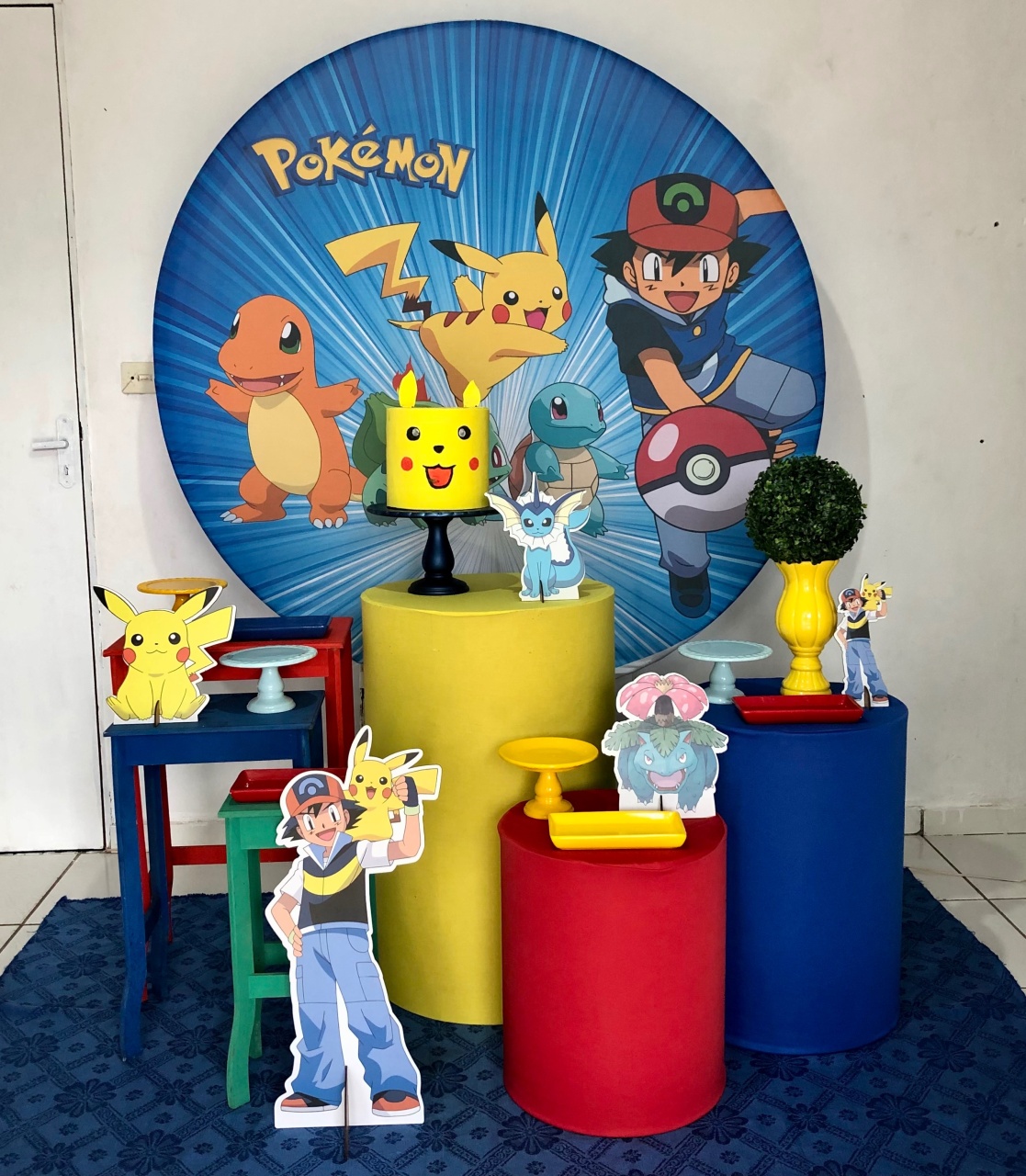 Kit Pokémon  2.0 Com Balões de Brinde - Cantinho Da Alegria Festas