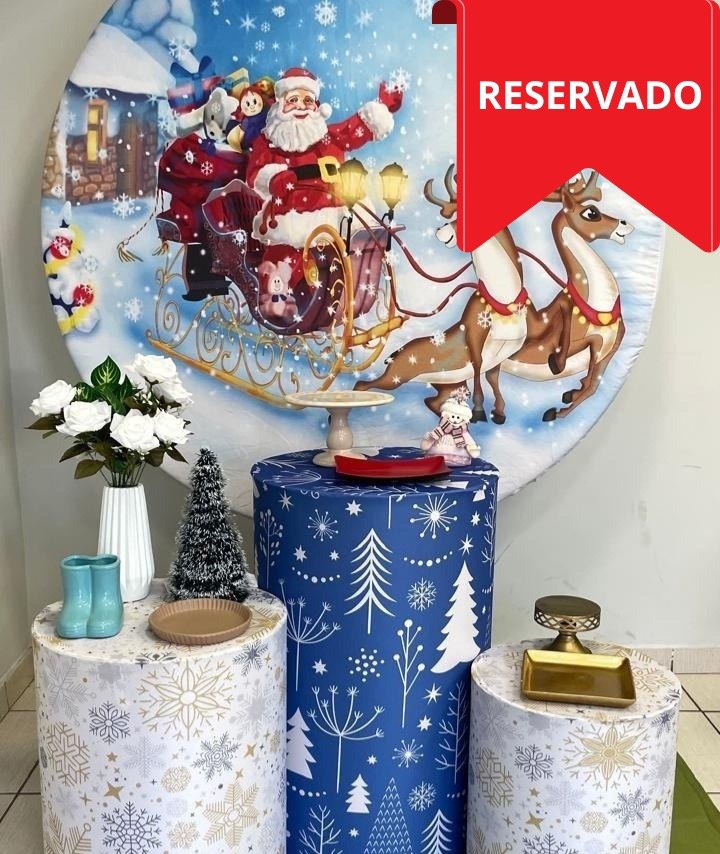 Kit Natal Papai Noel 1 Com Balões de Brinde - Cantinho Da Alegria Festas