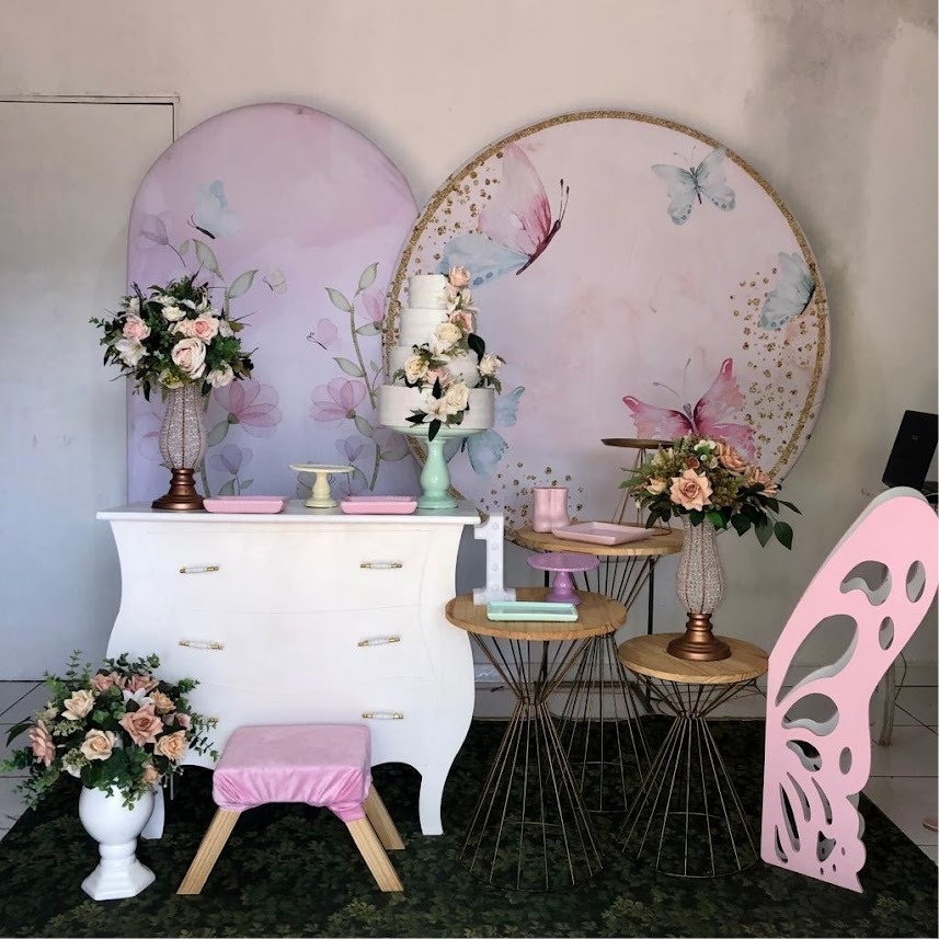 Composição Jardim Borboletas  - Cantinho Da Alegria Festas