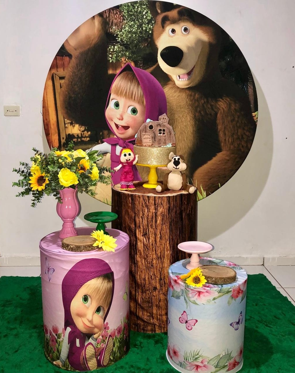 Kit Masha E O Urso 2 - Cantinho Da Alegria Festas