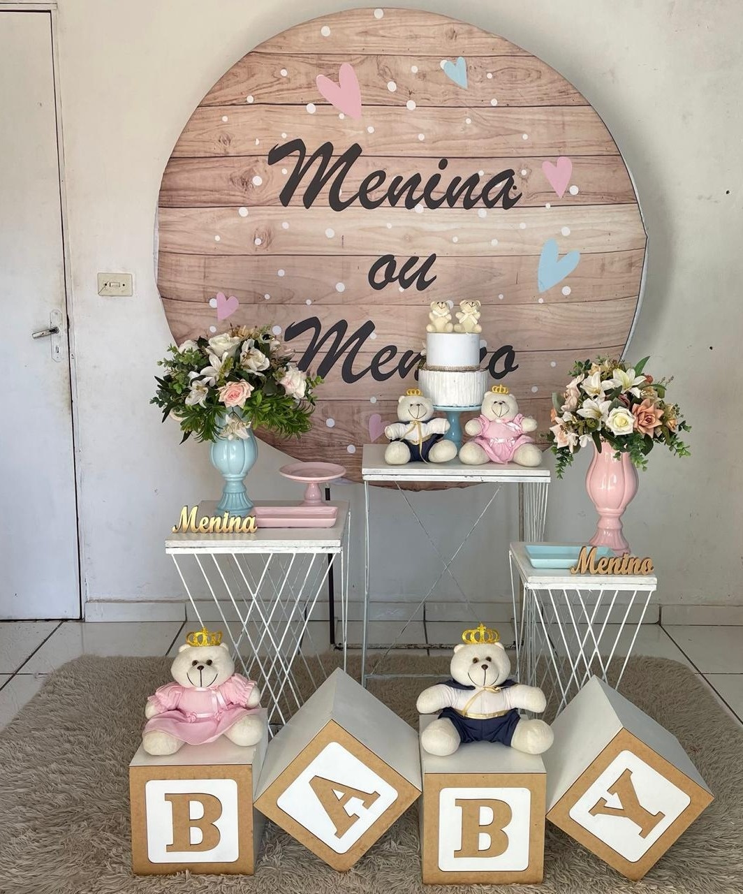 Kit Chá Menino Ou Menina 2 - Cantinho Da Alegria Festas